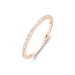 Rose Gold Pavé Diamond Band