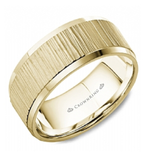 Crown Ring – Frosted Top Band