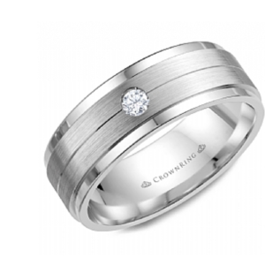 Crown Ring – Diamond Band