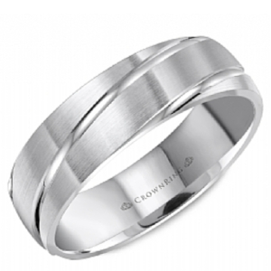 Crown Ring – Sandpaper Top Band