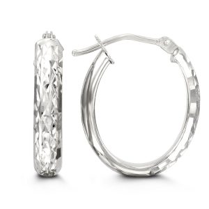 Diamond Cut Hoops