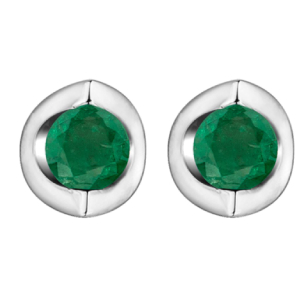 Emerald Studs