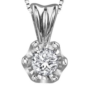 Illusion Diamond Necklace