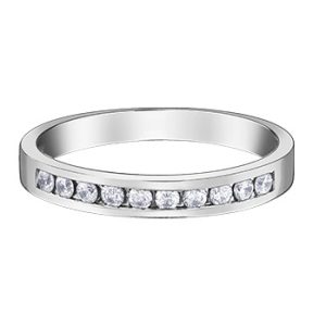 Channel set 0.20ctw Diamond Band